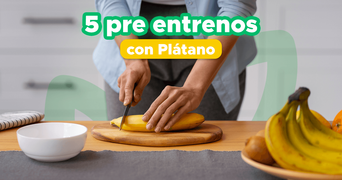 5 pre entrenos con platano