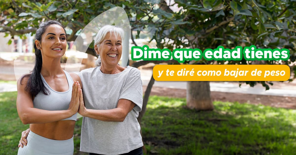 Dime que edad tienes y te diré como bajar de peso